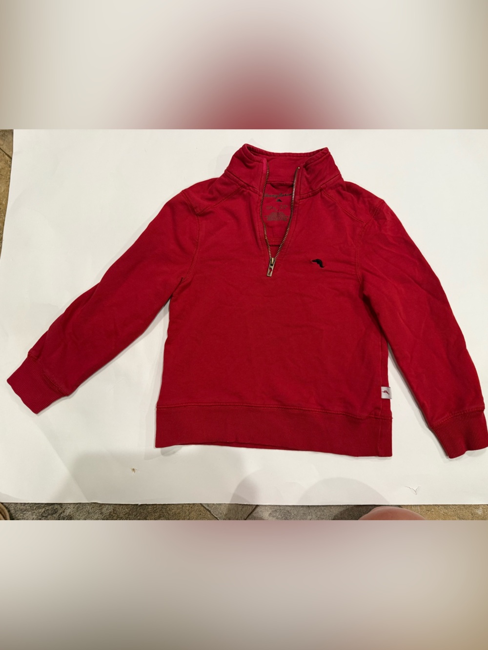 Tommy Bahama Kids Scarlet Half-Zip Pullover